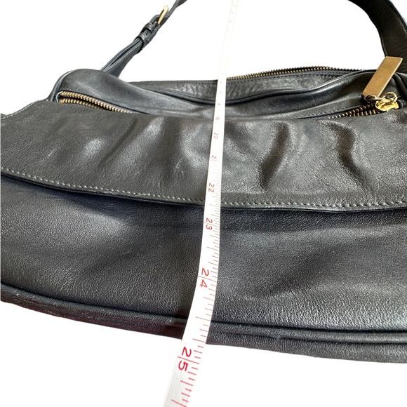 Ralph Lauren Navy Blue Leather Shoulder/Crossbody Purse - Picture 10 of 14